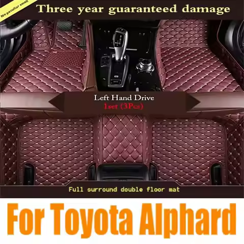 For Toyota Alphard Vellfire 30 40 RHD 2015 to 2024 AH30 AH40 Car TPE Mat Waterproof Car Floor mats c