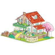 DIY 3D Puzzle PINK GARDEN 666-33 Foam Material educational toys for children