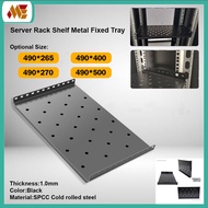Server Rack Tray/Network Cabinet Shelf Metal Fixed Tray With Optional Size
