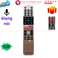Remote điều khiển tivi COOCAA Mã 02 giọng nói điều khiển TV COOCAA - Tặng kèm pin - Điện Tử Phương U