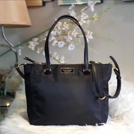 Kate Spade Ladies Bag Elegant Handbag with Sling Plain Black