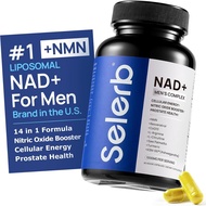 Liposomal NAD Supplement for Men – NMN Supplement Nitric Oxide  Health Supplements with Resveratrol,