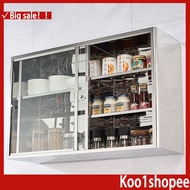 Kitchen Stainless Steel Hanging Cabinet Wall Cabinet Bathroom Balcony Locker Cabinet Wall Hanging Cabinet Storage Cabine