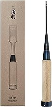 KAKURI Japanese Mortise Chisel for Woodworking 1/8" (3mm), Made in JAPAN, Professional Wood Chisel Oire Nomi (Hand Forged), Japanese White Steel No.2 Blade, White Oak Wood Handle