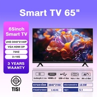 ทีวี 43 นิ้ว สมาร์ททีวี โทรทัศน Smart TV LED Android TV 4K UHD Wifi/Youtube/Nexflix Ex รับประกัน 3 ปี