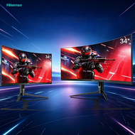 [China Plug Adapter Needed] Hisense | UltraWide 1440p 200Hz HDR Monitor 34 inch