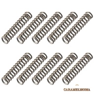 CARAMELOMA 10Pcs Telescopic Spring, Stainless Steel 1mm Wire Size Spring Steel Coil, Practical 6mm O
