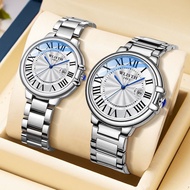Wallis Couple Watch Calendar Steel Band Sticker Wallis Couple Watch Calendar Steel Band Waterproof L