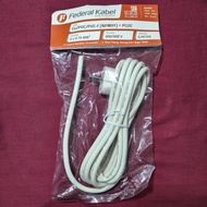 Jack Power Cable with Bent Plug + NYMHY 2x0.75mm Buntung Cable FULL Federal Meter3m