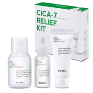 COSRX CICA Relief Kit | Toner, Serum, Cream with Centella Asiatica | Sensitive Skin, Soothing, Moist