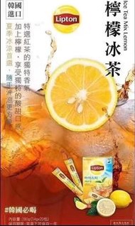 韓國🇰🇷LIPTON 立頓冰茶（蜜桃/檸檬）14g*20入
