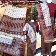 Songket Atbm Limar 3 Negeri Exclusive Putih maroon Silver Songket