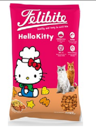 makanan kucing Felibite ft HELLO KITTY Salmon Mentai /Felibite Mentai 500GR (ORANGE)
