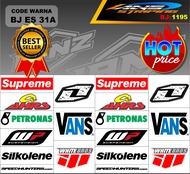 STIKER MOTOR SPEEDHUNTERS SUPREME / STIKER LOGO VANS / STICKER HOLOGRAM / STIKER ESTETIK