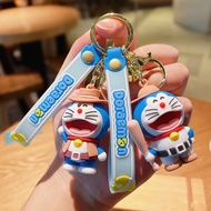 Cartoon Cartoon Doraemon Doraemon Doraemon Keychain Creative Doll Couple Backpack Accessories Car Pe