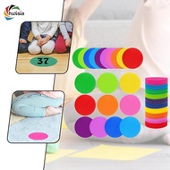 [chulisia] 100Pcs Carpet Spots Markers Floor Markers Round 10cm Floor Dots Carpet Sticker