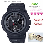 Casio Baby-G นาฬิกาข้อมือผู้หญิง สายเรซิ่น รุ่น BGA-190KT-1B HELLO KITTY LIMITED EDITION - สีดำ ของใ
