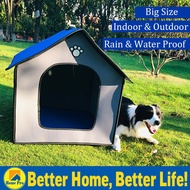 Dog House Outdoor Bed Foldable Waterproof Pet Tent House Nest Cat Litter Pet Kennel