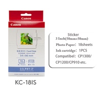 1pcs KC-18IL KC-18IS KC-36IP KL-36IP 3inch 5inch format photo paper for CP810 CP900 CP910 CP1200 CP1