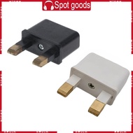 WIN European US to UK Travel Plug Adapter Universal Outlet Adapters 1-Pack EU US to UK Adapter 2 Pin