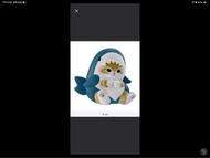 可愛貓咪鯊魚造型擺設公仔