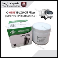 NETS ISUZU OIL FILTER NPR PRO NPR66 HICOM 4.3 O-6757 O-6747 NPR72 8-943381811 8-97148270-0
