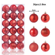 1Box 3cm Christmas Ball Christmas Tree Decoration Ornaments for Home Decor Christmas Hanging Pendant