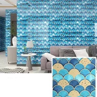 168 PVC Imitation Marble Tile Sticker Waterproof Sticker Decoration(60cm*60cm)