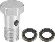 A ABSOPRO Car Brake Line Adaptor 0.98 Inch Length M10 x 1.0 Hollow Screw