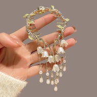 Korean Hair Clip Lily Of The Valley Tassel Ball Accessories Women