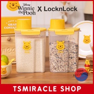 LocknLock DISNEY Winnie the Pooh Cereal container 2P set/cereal container/rice container/pet food co