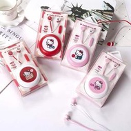 Hello Kitty 耳機帶收納盒袋錢包 MP3 MP4 可愛【發財】