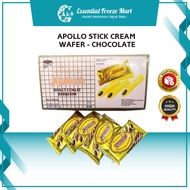 Apollo Stick Cream Wafer - Chocolate (11g x 30's) Apollo Wafer Cookies Biscuits Biskut Wafer