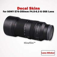 70 350 Lens Stickers Protective Film for Sony E70-350 F4.5-6.3 G OSS ( Sel70350G ) Lens Decal Skin A