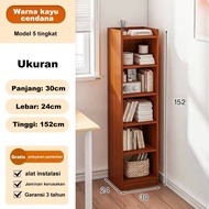 Rak Buku 6 Susun Rak Buku Kayu Rak kotak Rak Buku Minimalis Rak Buku Serbaguna