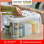 Citylife 8L Plastic Storage Box ContainerMulti-layer Box Medicine Box Emergency Storage Box