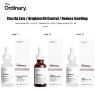 The Ordinary Stay Up Late Set Alpha Arbutin 2% + HA / Caffeine 5% + EGCG / Niacinamide 10% + Zinc 1%