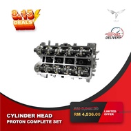 PROTON CYLINDER HEAD EXORA BOLD TURBO SUPRIMA PREVE (COMPLETE SET)