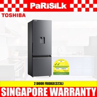 TOSHIBA GR-RB405WE-PMX (06S) 2 DOOR FRIDGE(323L)(Energy Efficiency Class 2)