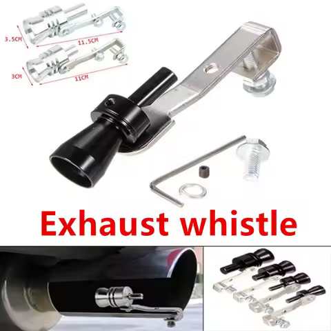Turbo Sound Simulator Car Motorcycle Refit Device Exhaust Pipe Turbo Sound Whistle Car Turbmuffler U