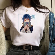 Men's cotton T-shirt New Game Genshin Impact Aesthetic Graphic T Shirts 5xl Japanese Style Oversized