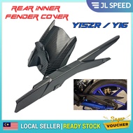 Y15 REAR HUGGER FENDER CARBON FOR YAMAHA Y15 Y15ZR / Y16 Y16ZR REAR HUGGER INNER FENDER COVER CHAIN COVER RANTAI