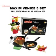 Venice Pan Set 17cm Pan Set + Glass Lid + 20cm Pan + Spatula + Spatula)