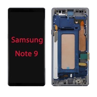 Screen Replacement with Frame for Samsung note 9, TFT LCD Display Digitizer Assembly with Fingerprin