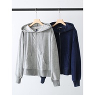 American DP25 USD Autumn Winter Casual Velvet Texture Hooded Sweatshirt for Women