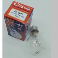 CHIYODA 25W 40W 60W 100W (E27-SCREW) INCANDESCENT BULB (CLEAR & FROSTED)
