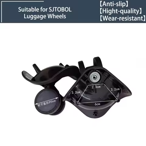 For HINOMOTO HK6 Luggage Wheel Set Replacement — 360° Swivel Wheels For Quiet and Ultra-Smooth Lugga