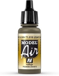 Colour Vallejo Model Air 71016 USAF Olive Drab (17 ml)