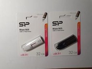 全新 32G 廣穎 SP Blaze B25 黑 白 USB3.1 隨身碟 不掉蓋_參SANDISK 創見 金士頓3.0