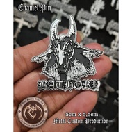 Enamel Pin Badge Metal Bathory Goat Pin Badge/ Band Pin/